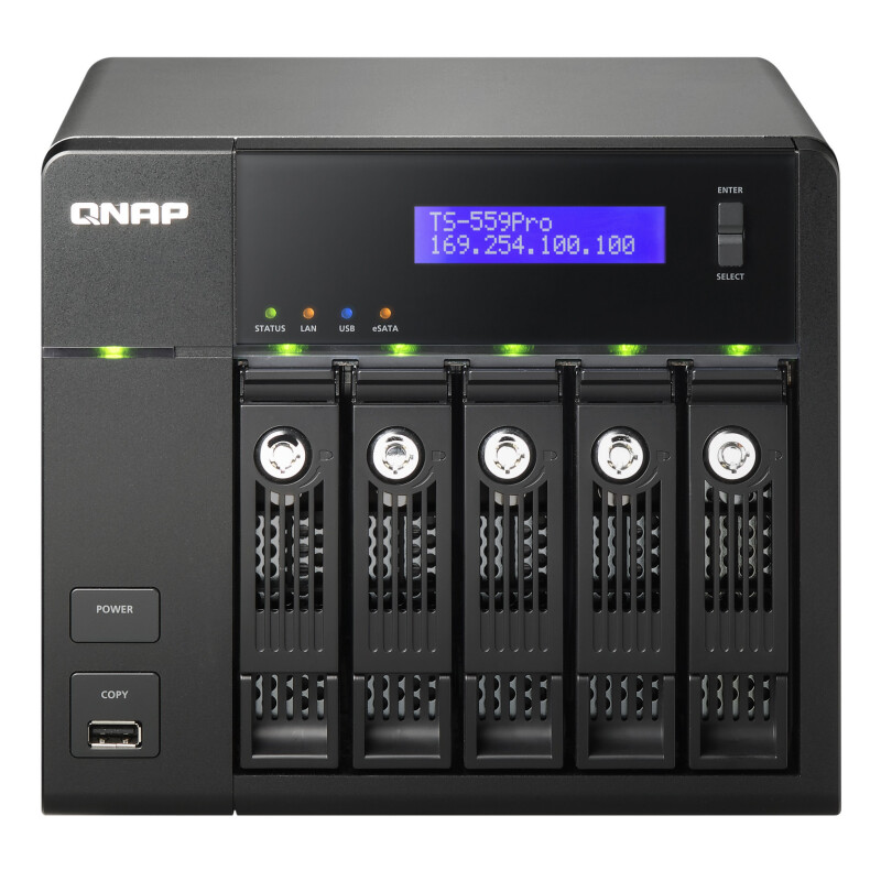 QNAP TS-559 Pro+ server Handleiding