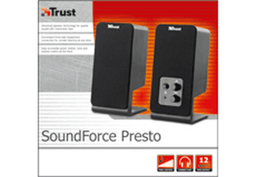 Trust SoundForce Presto speaker Handleiding