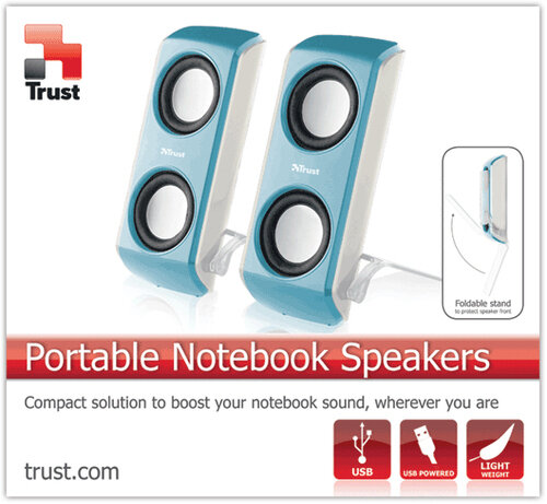 Trust Portable Notebook Speakers speaker Handleiding