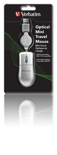 Verbatim Mini Optical Travel Mouse USB/PS2
