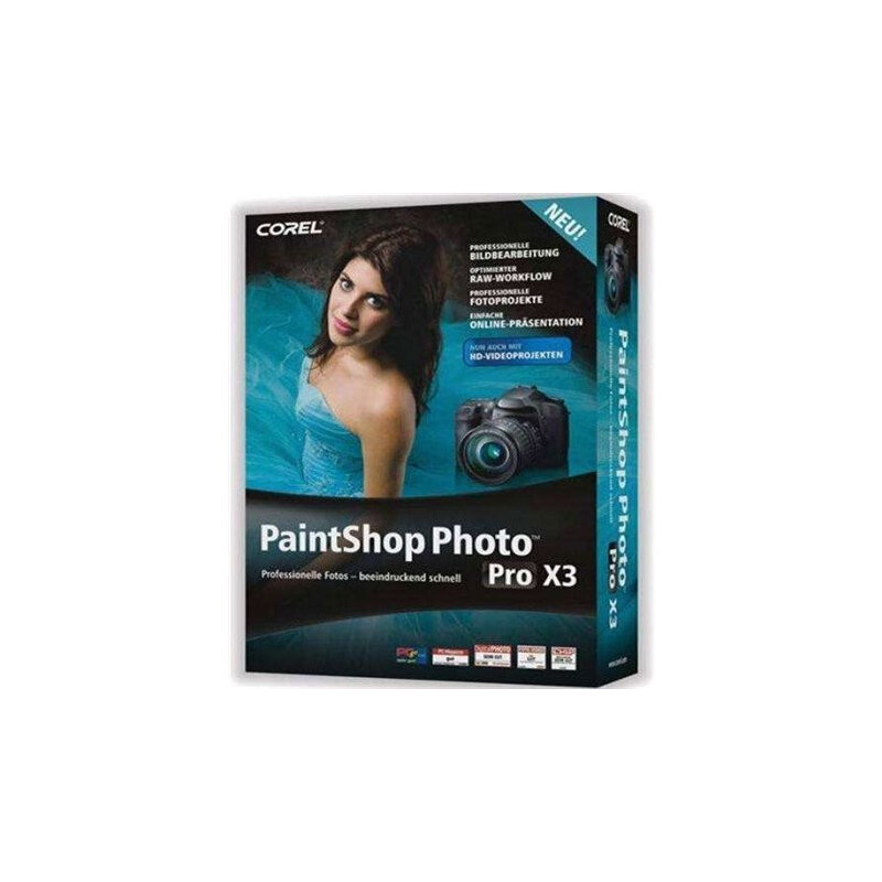 Corel PaintShop Photo Pro X3 softwarelicentie Handleiding