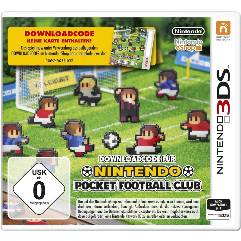 Nintendo Pocket Football Club (3DS) game Handleiding