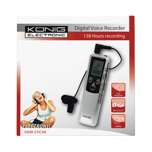 Konig DMR-STICK6 voicerecorder Handleiding