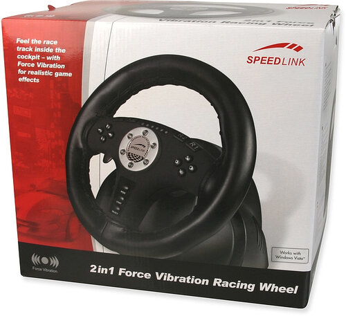 Speed-Link 2 in1 Force Vibration Racing Wheel controller Handleiding