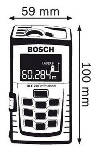 Bosch DLE 70 afstandsmeter Handleiding