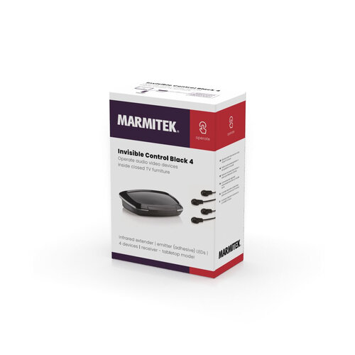 Marmitek Invisible Control Black 4 av extender Handleiding