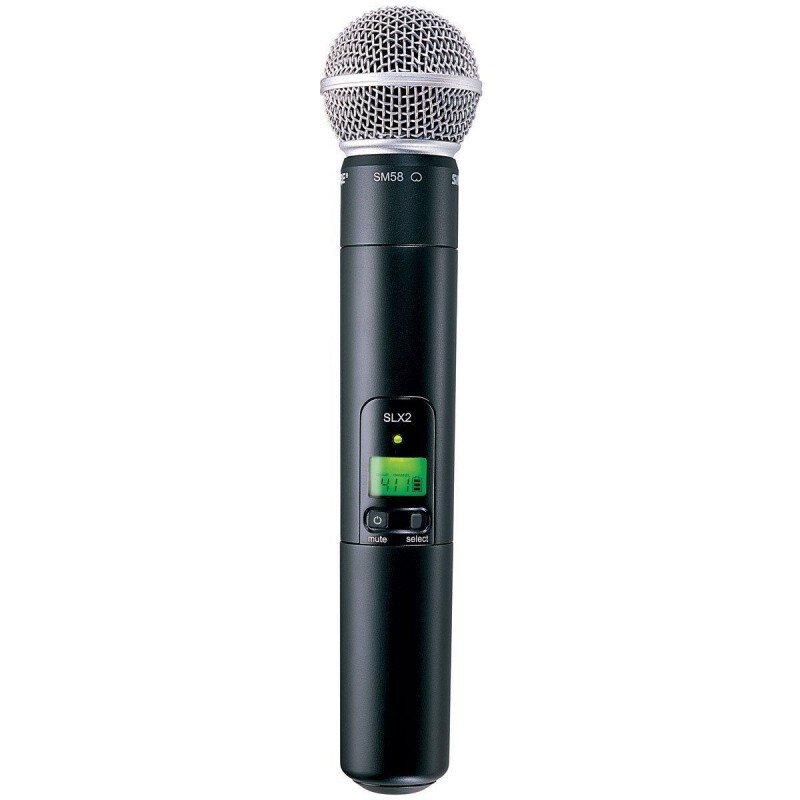 Shure SLX2/SM58 microfoon Handleiding
