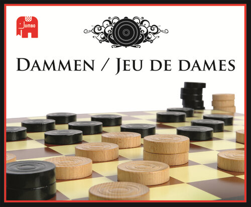 Jumbo Dammen / Jeu de Dames bordspel Handleiding