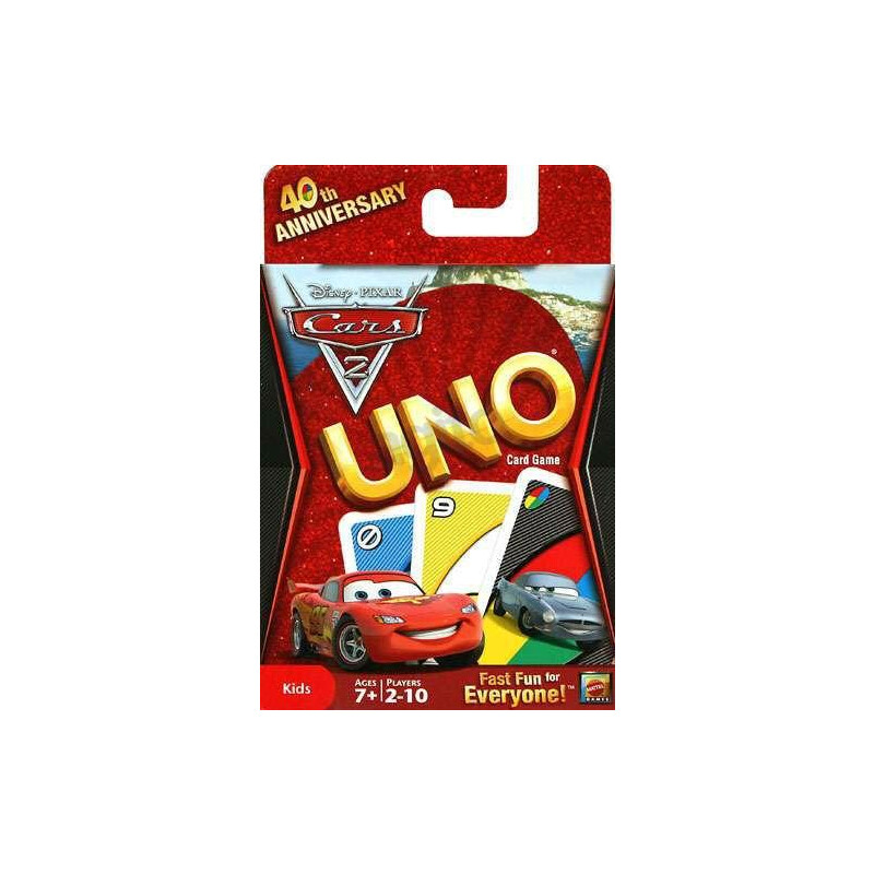Mattel UNO Cars 2 bordspel Handleiding