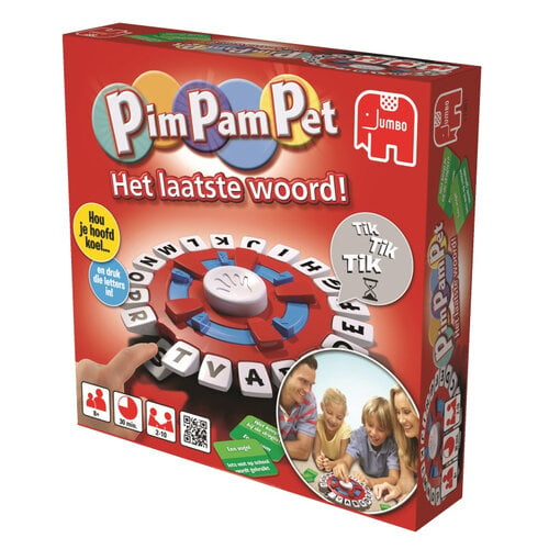 Jumbo Pim Pam Pet Het Laatste Woord bordspel Handleiding