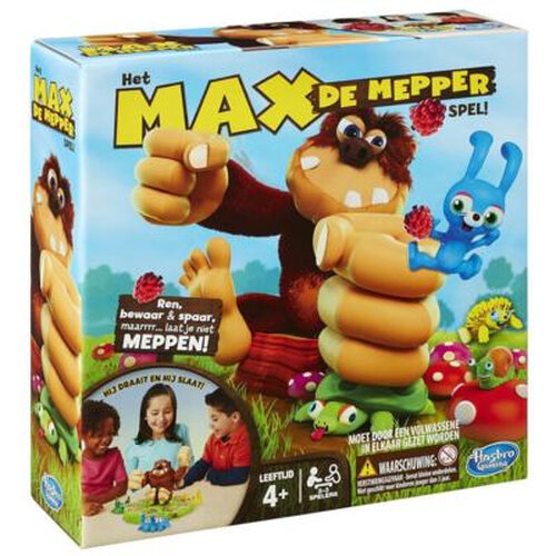 Hasbro Het Max de mepper spel bordspel Handleiding