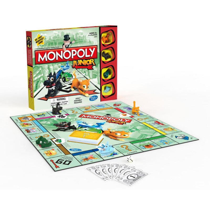 Hasbro Monopoly junior bordspel Handleiding