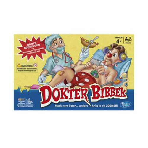Hasbro Dokter Bibber bordspel Handleiding