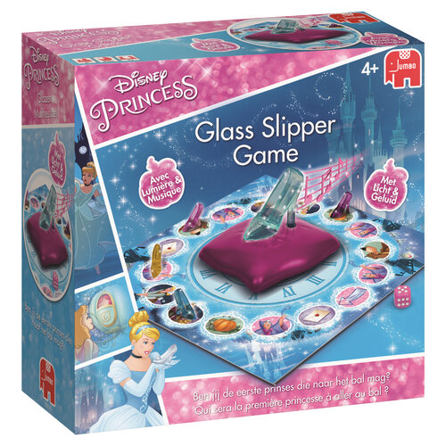 Jumbo Princess Cinderella Glazen Muiltjesspel bordspel Handleiding