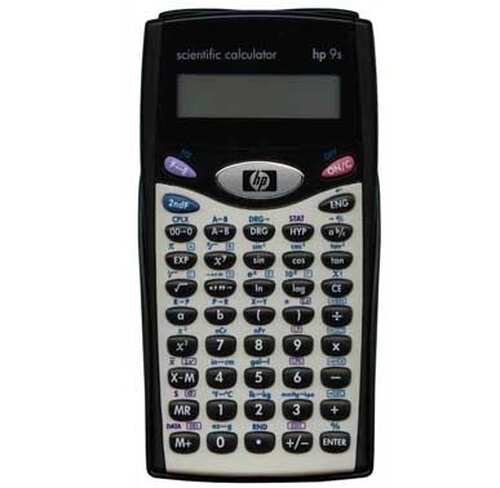 HP 9s rekenmachine Handleiding