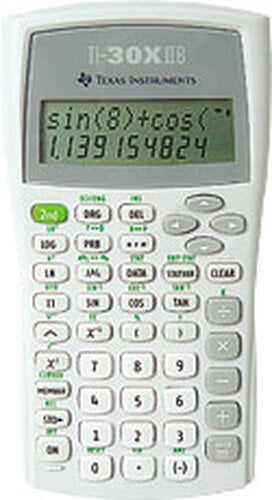 Texas Instruments TI-30X IIB rekenmachine Handleiding