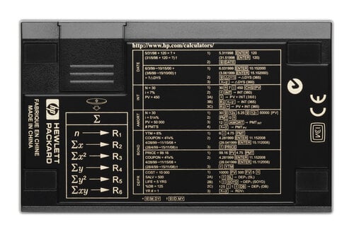HP 12C rekenmachine Handleiding