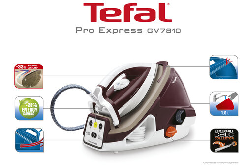 Tefal Pro Express GV7810 strijkijzer Handleiding