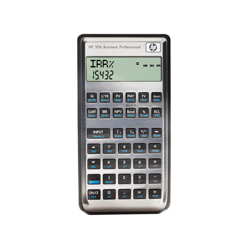 HP 30B rekenmachine Handleiding