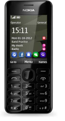 Nokia 206 mobiele telefoon Handleiding