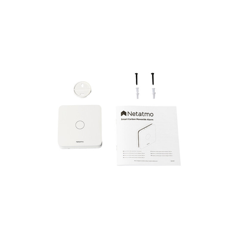 Netatmo Smart Carbon Monoxide Alarm rookmelder Handleiding