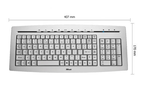Trust Slimline Keyboard toetsenbord Handleiding