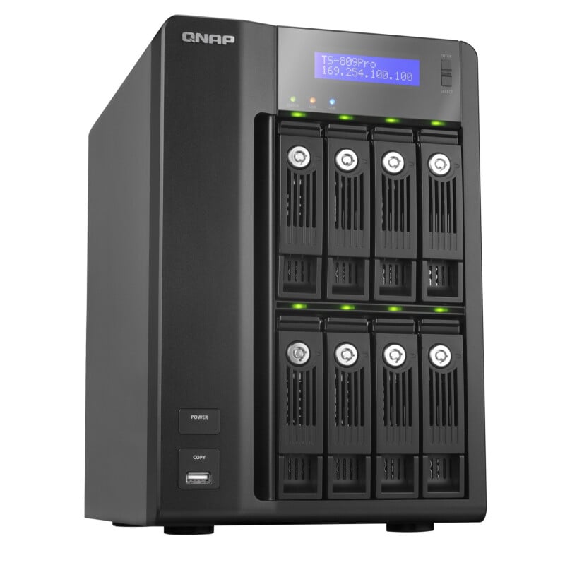 QNAP TS-809 Pro Turbo NAS server Handleiding