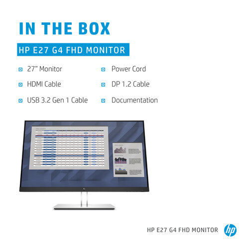 HP E27 G4 monitor Handleiding