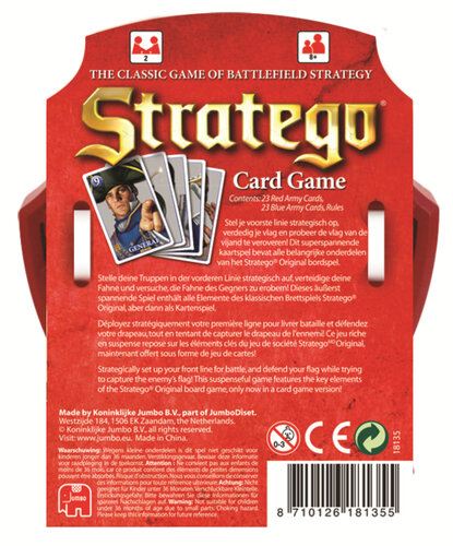 Jumbo Stratego Card game kaartspel Handleiding