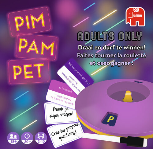Jumbo Pim Pam Pet Adults Only kaartspel Handleiding