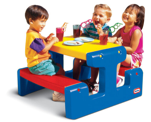 Little Tikes Junior Picnic Table tafel Handleiding