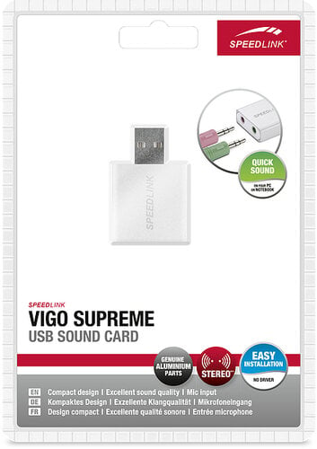 Speed-Link Vigo Supreme geluidskaart Handleiding
