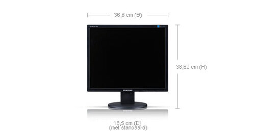 Samsung 743N monitor Handleiding