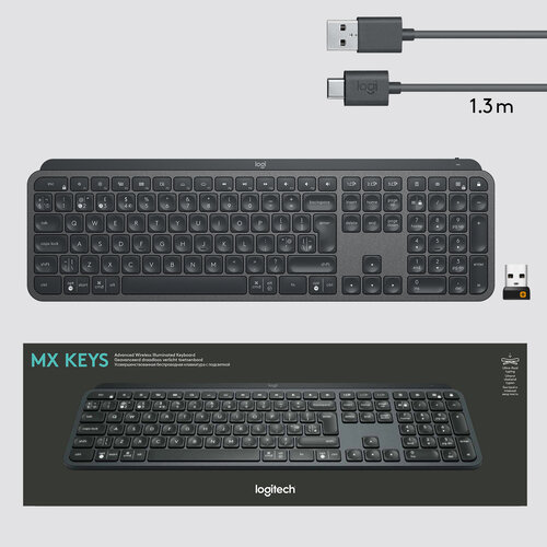 Logitech MX Keys toetsenbord Handleiding