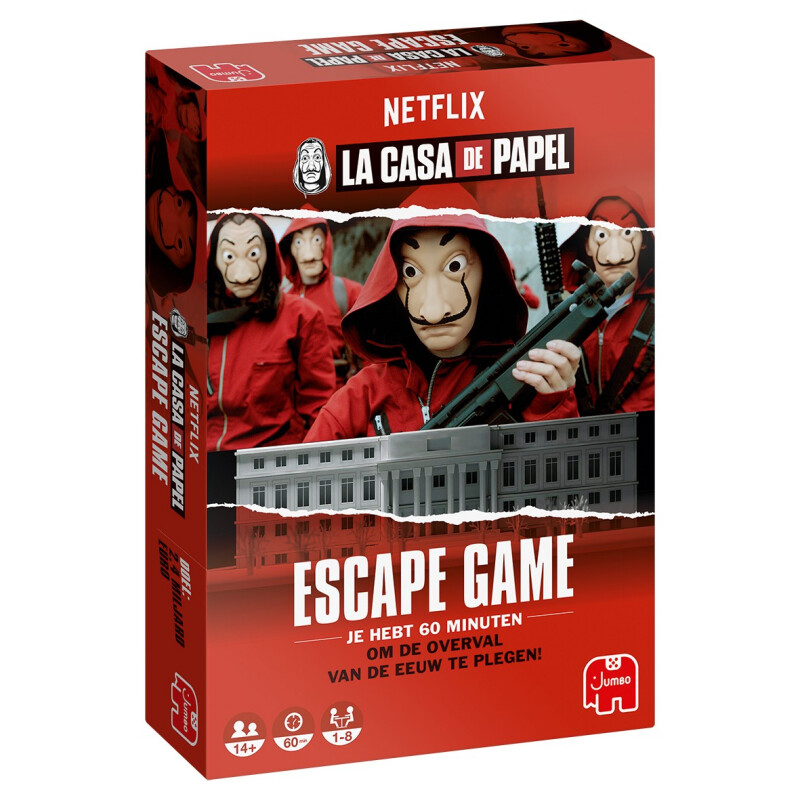 Jumbo La Casa de Papel Escape Game bordspel Handleiding