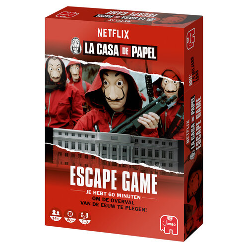 Jumbo La Casa de Papel Escape Game bordspel Handleiding