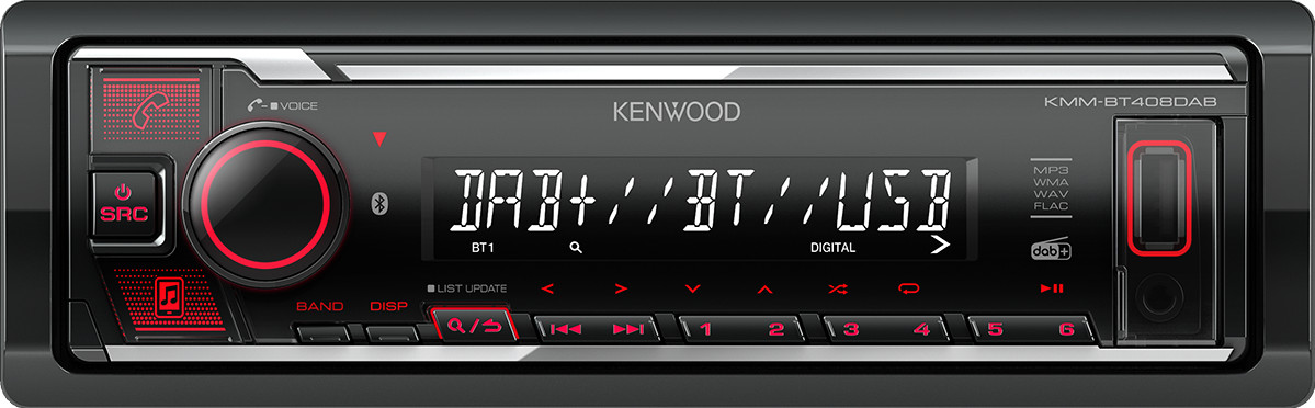 Kenwood Kenwood KMM-BT408DAB autoradio Handleiding