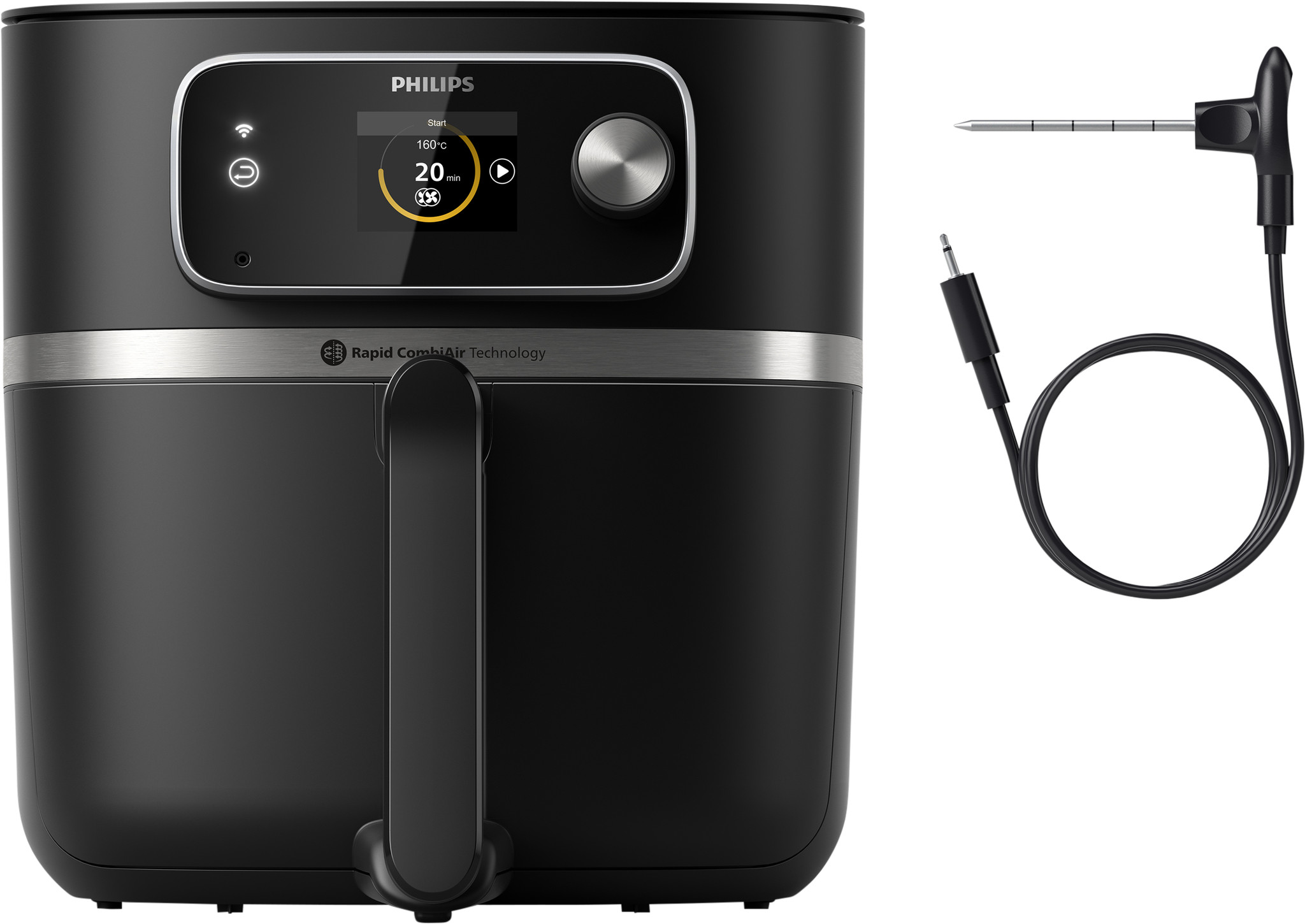 Philips Airfryer XXL Connected HD9880/90 + Voedselthermometer friteuse Handleiding