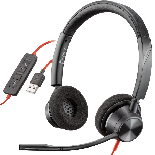 Poly Blackwire 3320-M USB-A Office Headset headset Handleiding